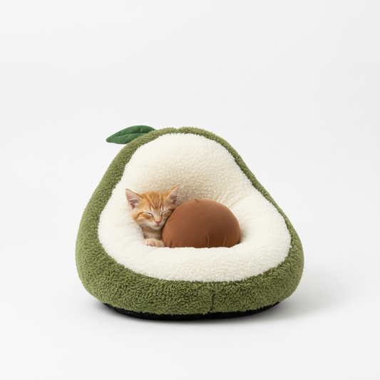 Avocado Cat Bed